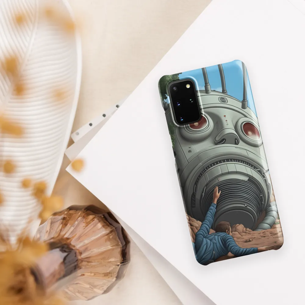 The Descent into Technological Abyss | Phone Case |  S20 Plus | Snap Case | Matte