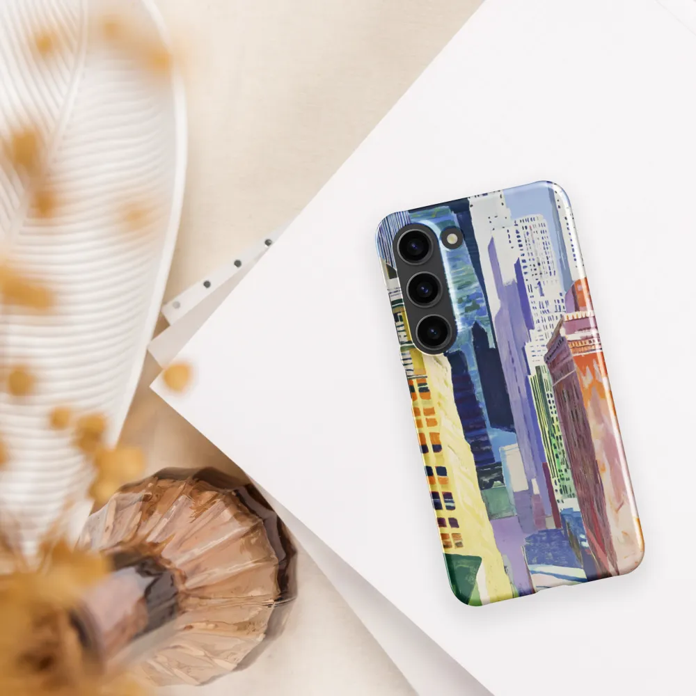 Urban Symphony in Color | Phone Case |  S23 | Snap Case | Glossy