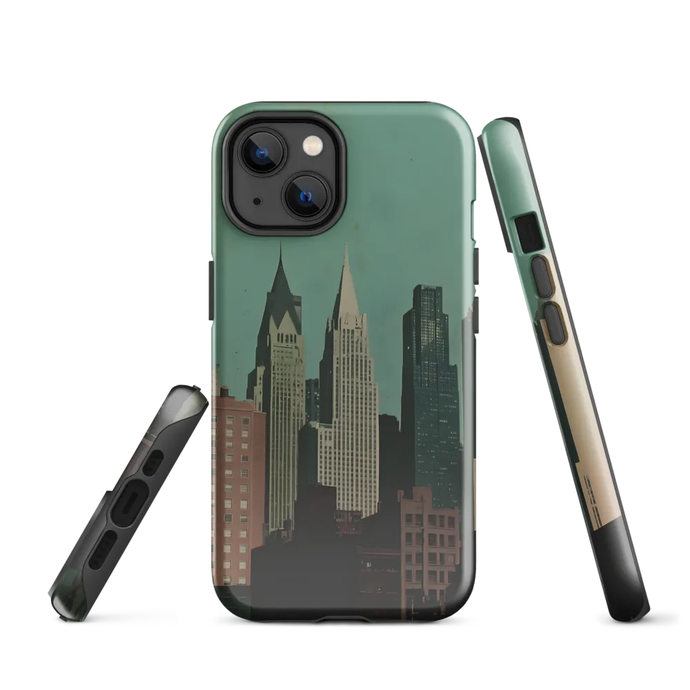 Urban Nostalgia: A Retro Cityscape