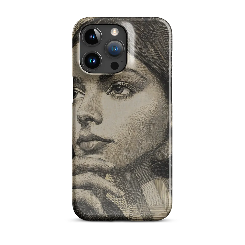 Contemplative Reflection | Phone Case |  15 Pro Max | Snap Case | Glossy