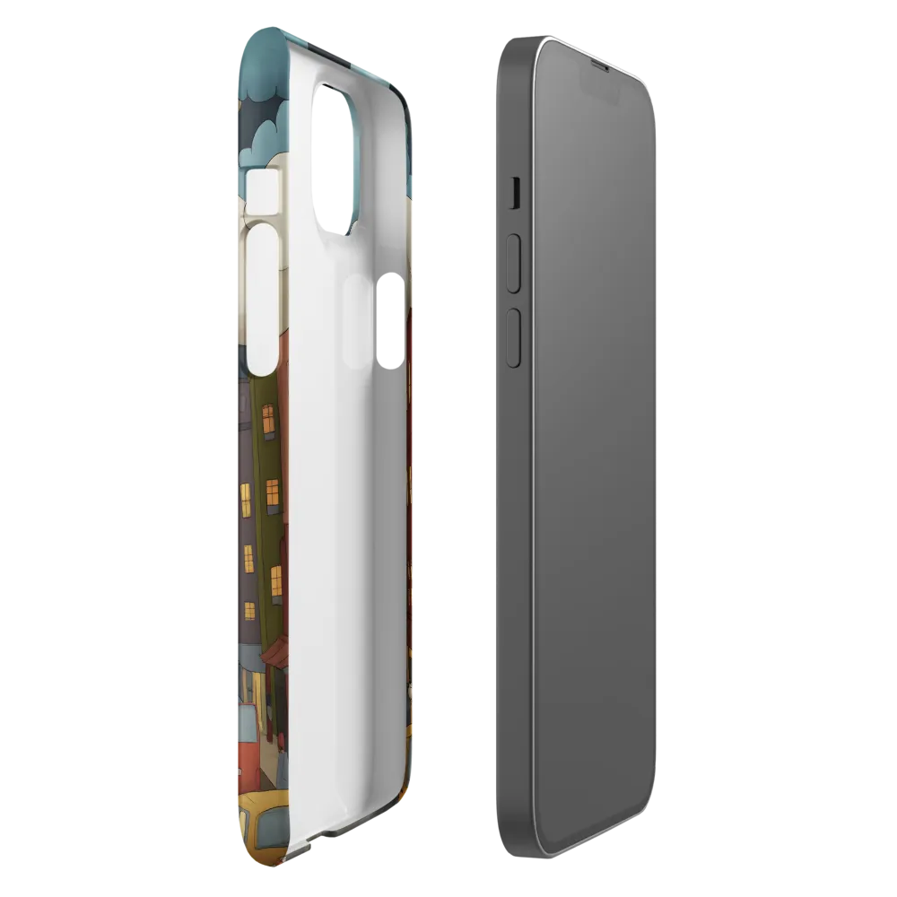 Urban Symphony: A City Awakens at Dusk | Phone Case |  14 Plus | Snap Case | Matte