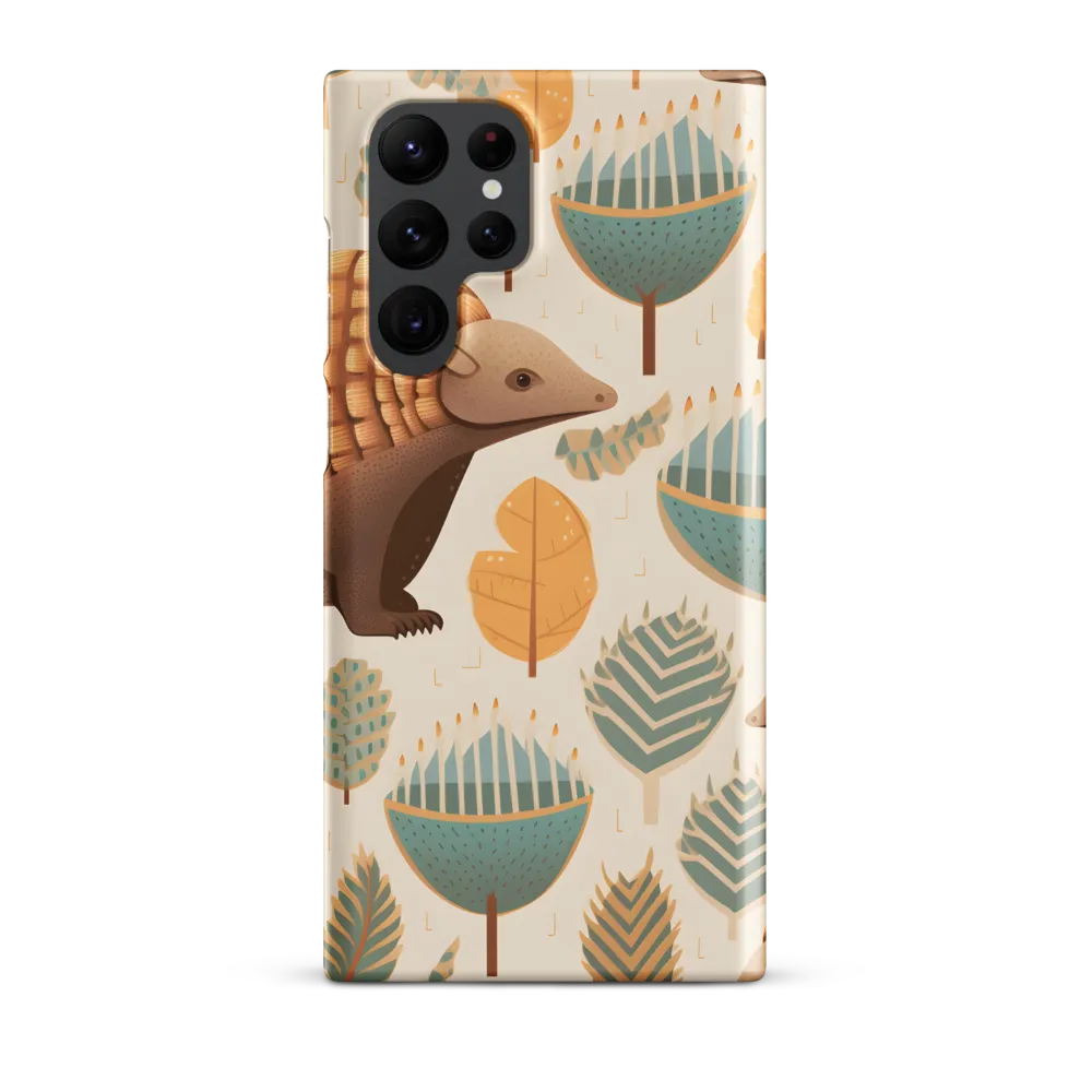 Pangolins in a Whimsical Habitat