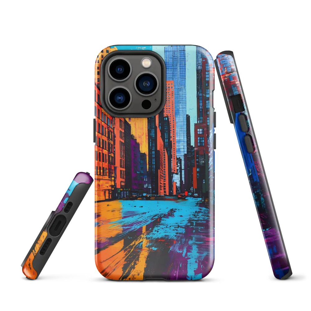 Vibrant Urban Horizons | Phone Case |  13 Pro | Tough Case | Glossy