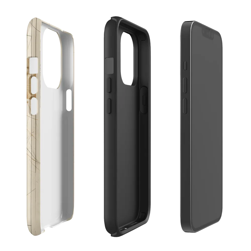 Elegance in Lines | Phone Case |  13 Pro | Tough Case | Matte
