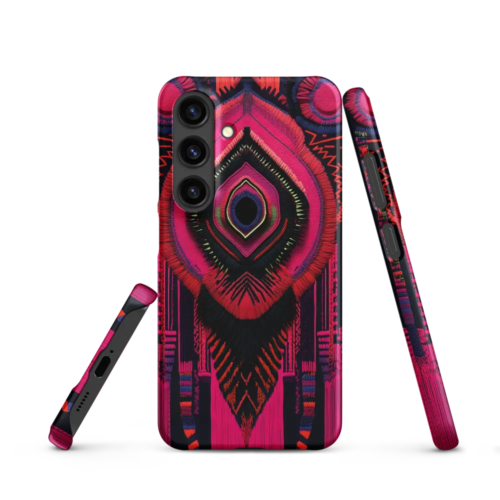 Mystic Mandala in Thread | Phone Case |  S24 | Snap Case | Matte