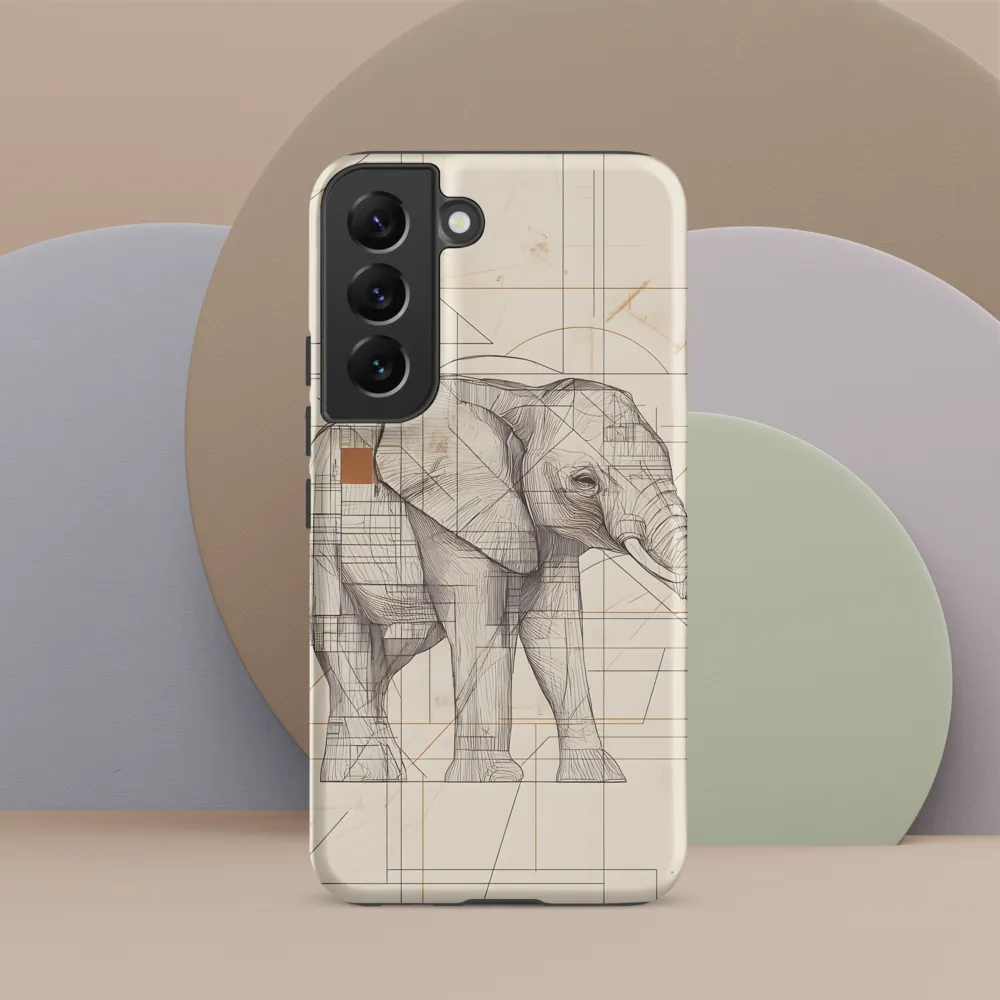 Geometric Elegance: The Steel Elephant
