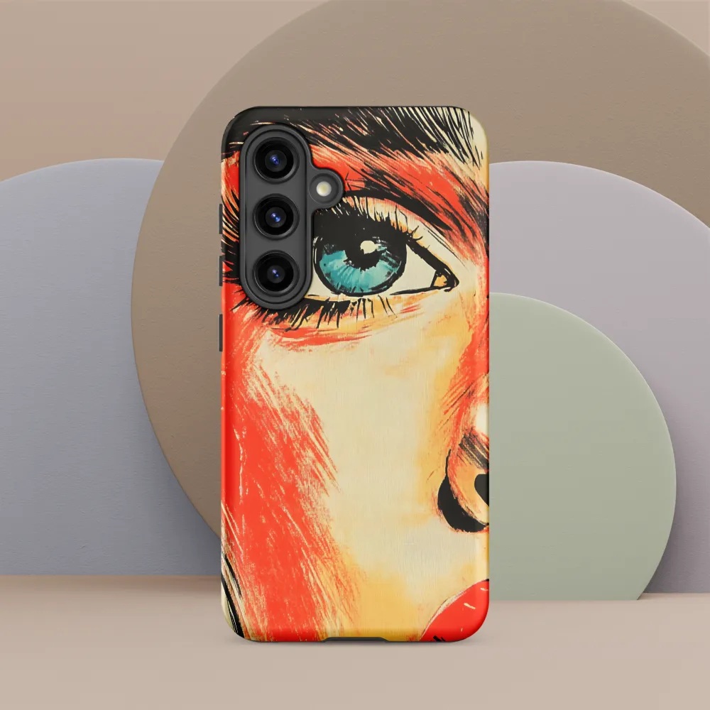 Intense Gaze: A Pop Art Portrait