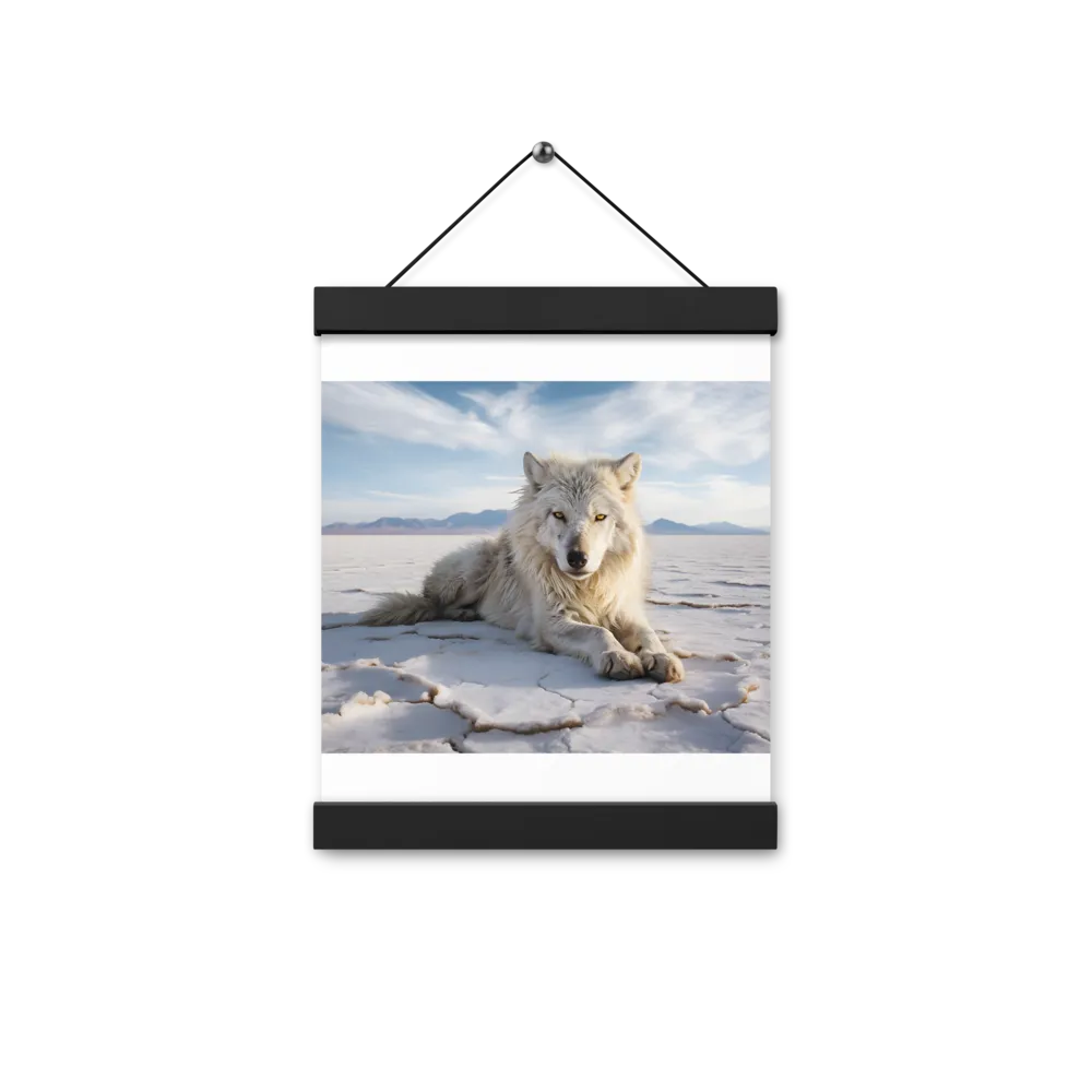 Guardian of the Salt Flats | Poster With Black Wood Hanger | 8″×10″