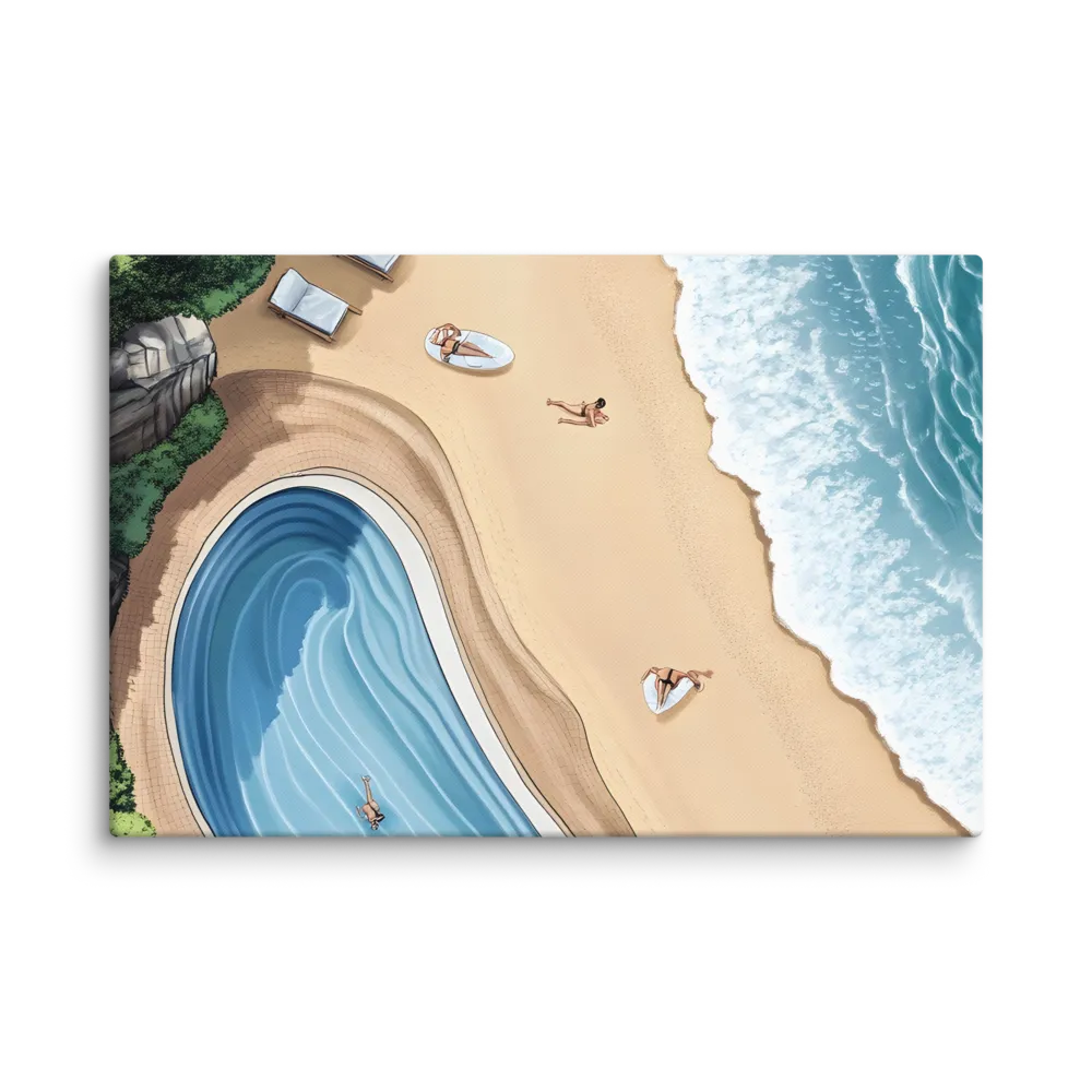 Serenity by the Shore | Canvas | 20″×30″