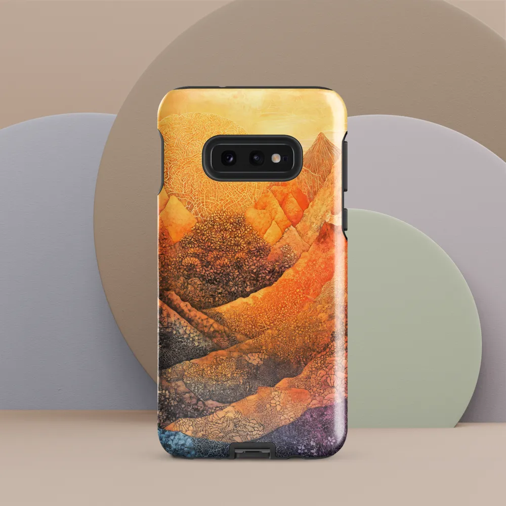 Serene Peaks of Color
