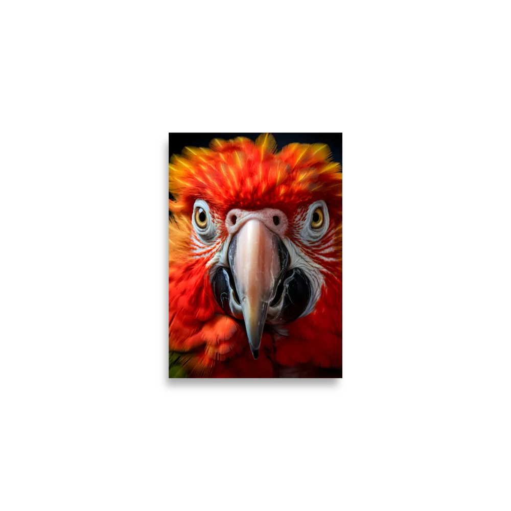 The Fiery Gaze of the Parrot