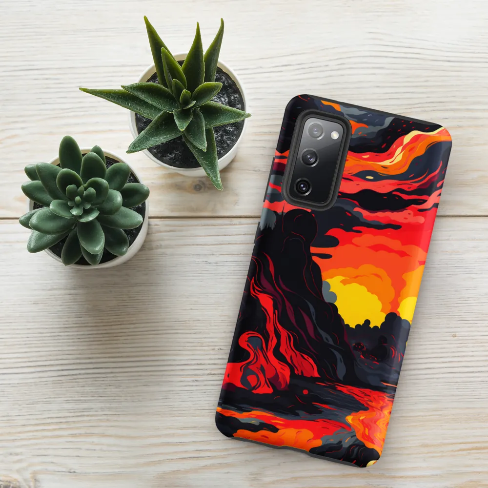 Eruption of Colors | Phone Case |  S20 FE | Tough Case | Matte
