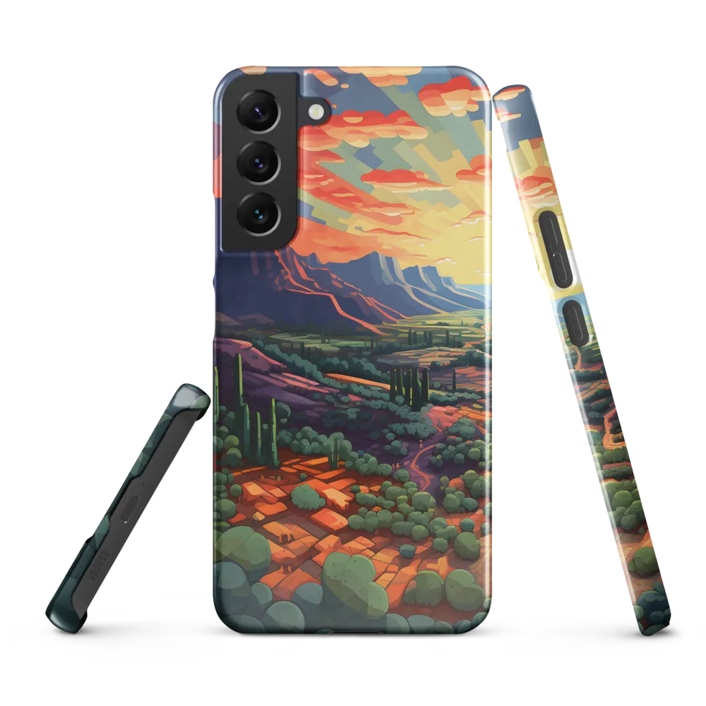 Desert Serenity at Dusk | Phone Case |  S22 Plus | Snap Case | Glossy