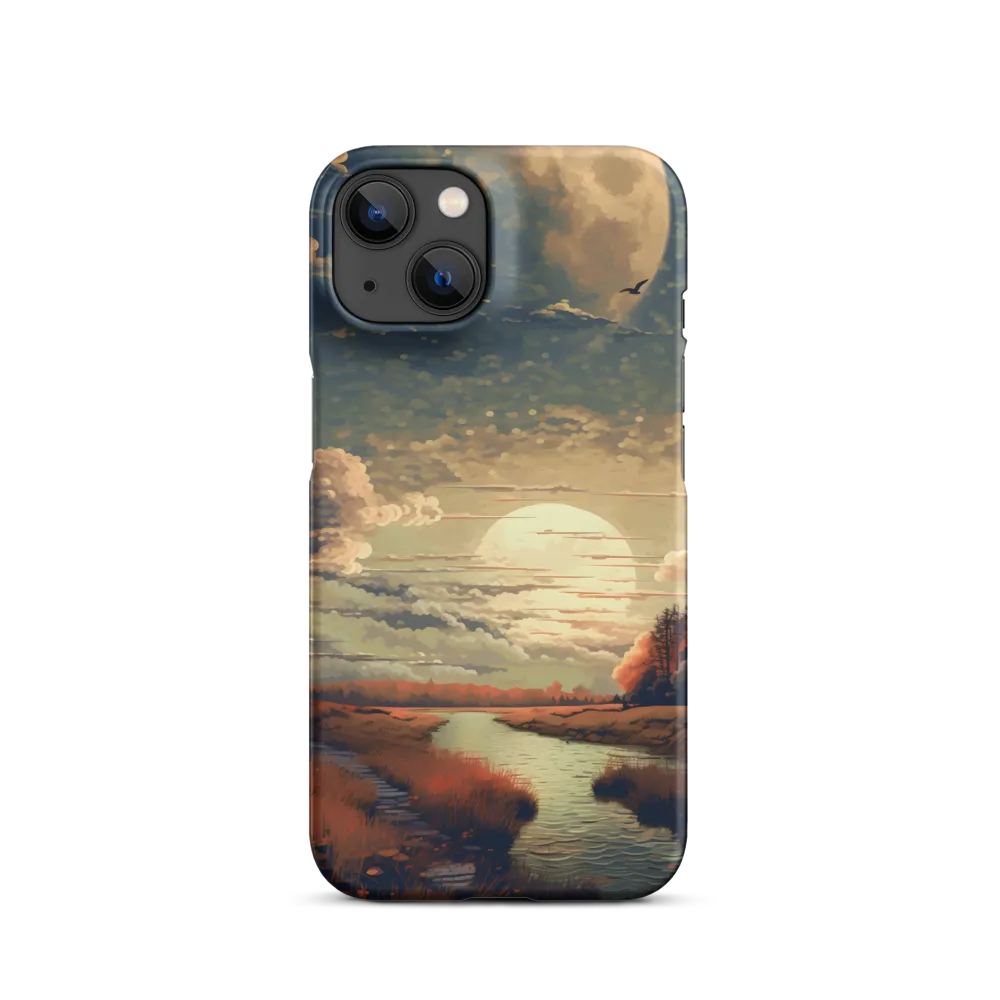 Whispers of Dusk: A Tranquil River Landscape