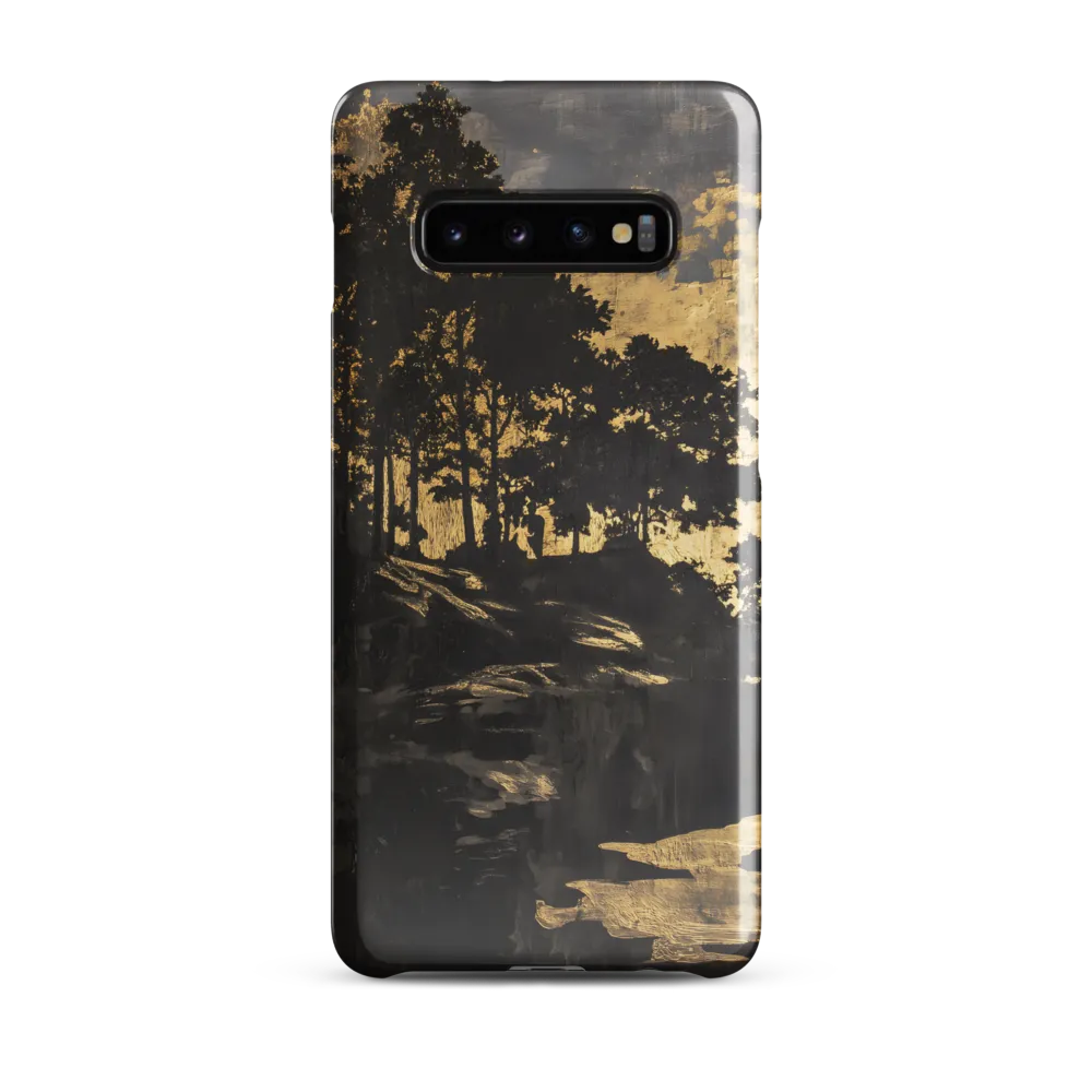 Golden Silhouettes | Phone Case |  S10 Plus | Snap Case | Glossy