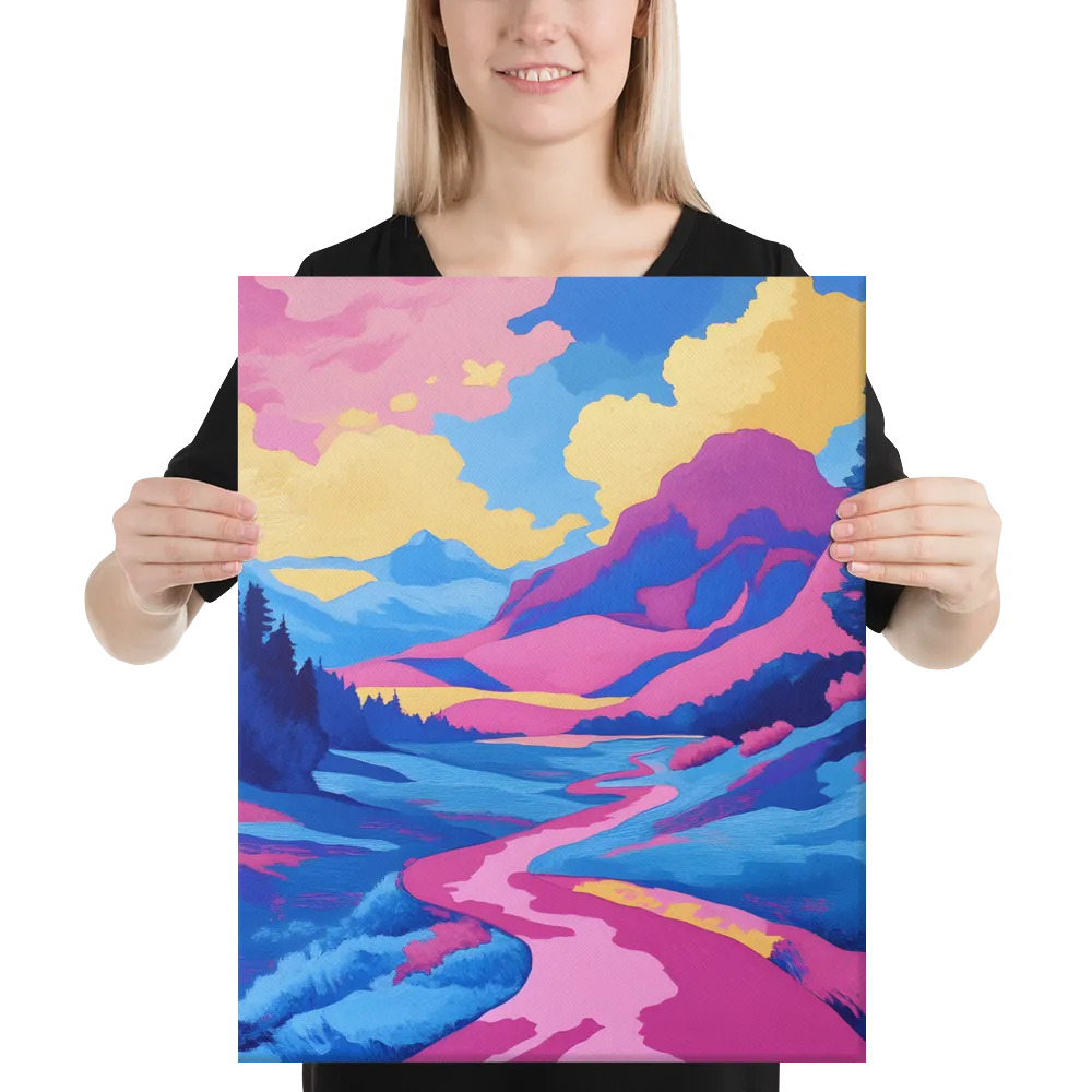 Dreamscape: The Serene River | Canvas | 16″×20″
