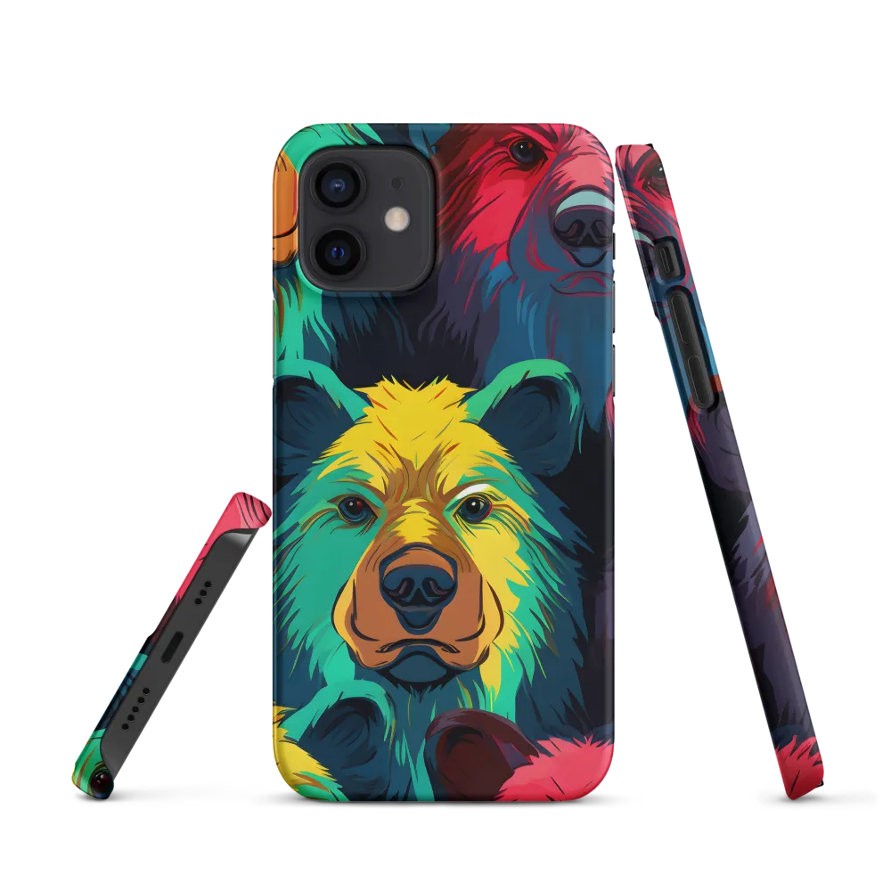 The Colorful Essence of Bears | Phone Case |  12 | Snap Case | Matte