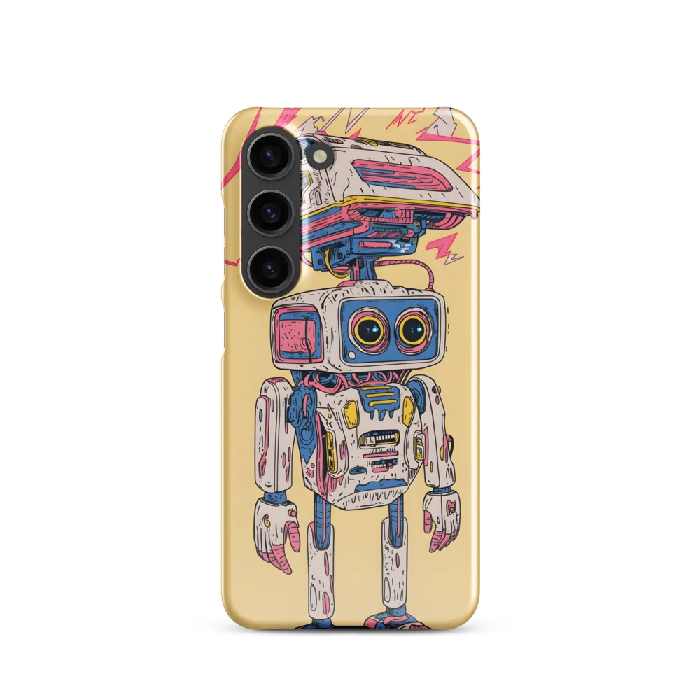 Whimsical Robot Delight | Phone Case |  S23 | Snap Case | Glossy