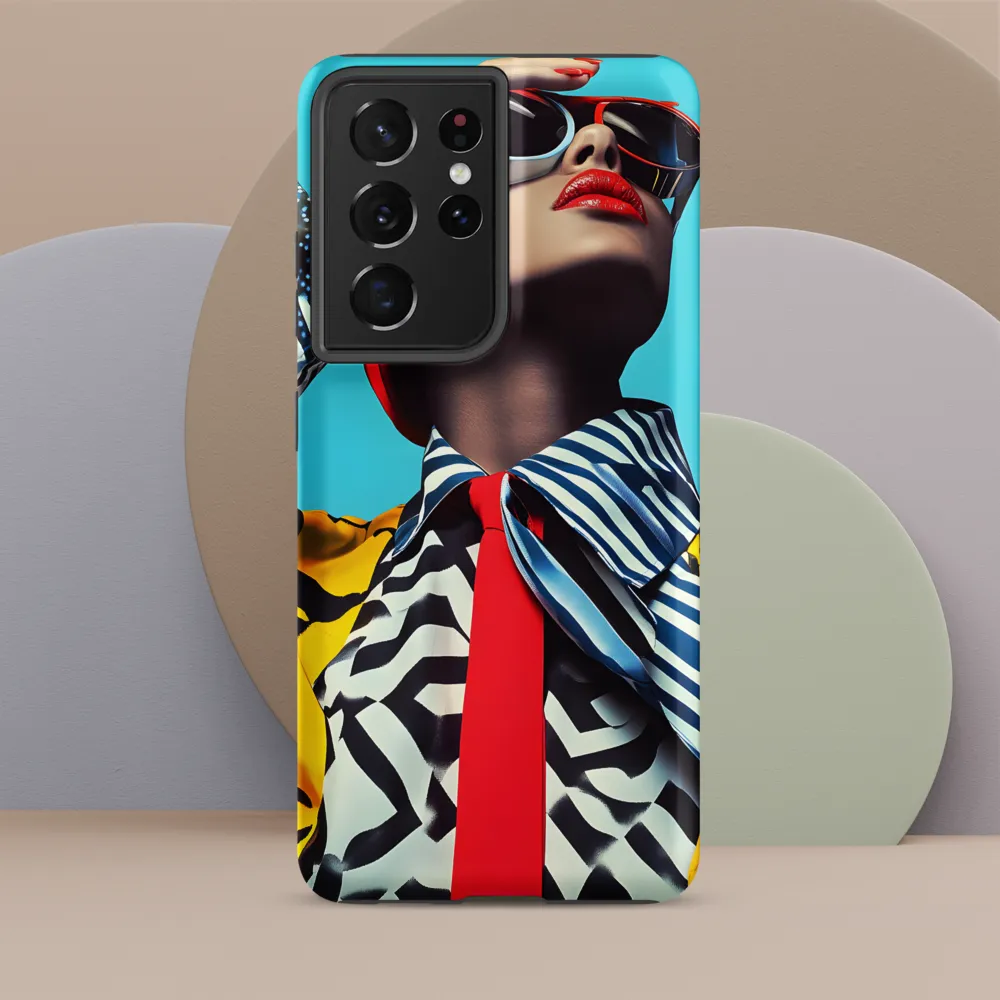 Chic Confidence in Bold Patterns
