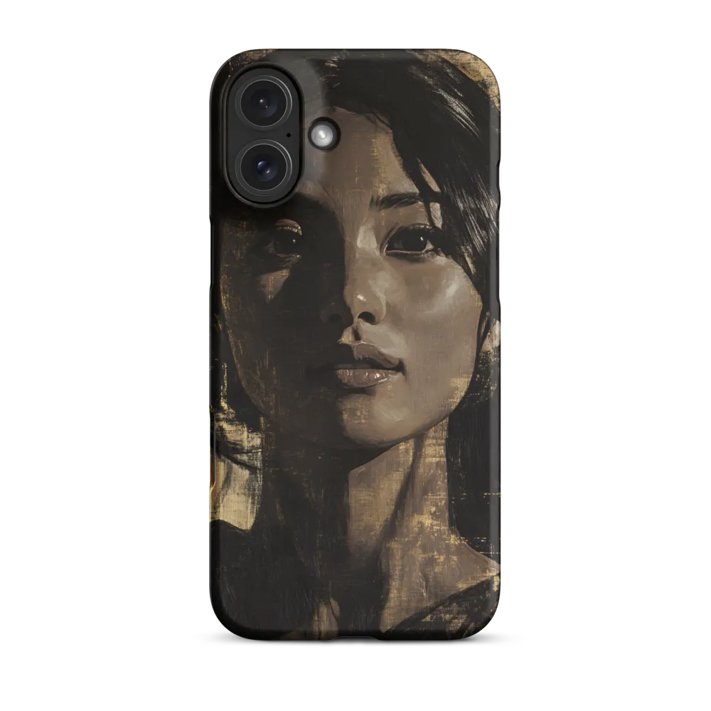 Golden Gaze: A Contemporary Portrait