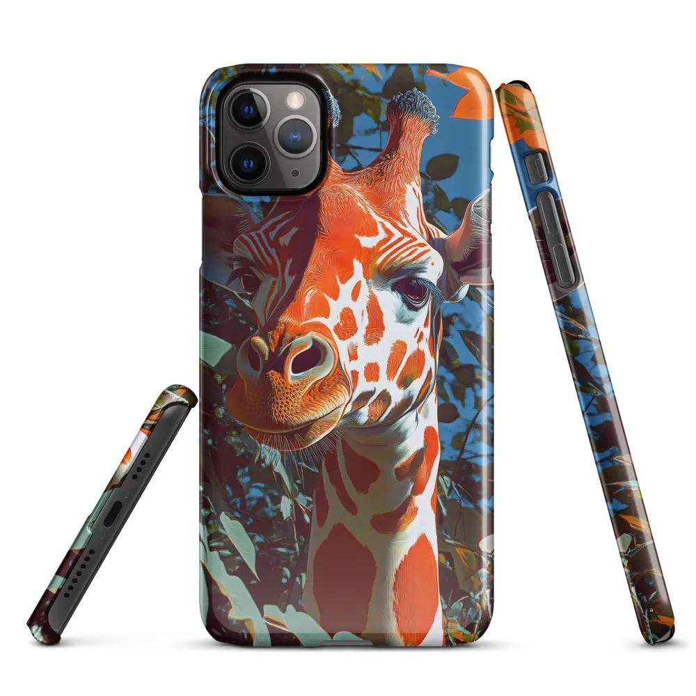 Giraffe in the Lush Canopy | Phone Case |  11 Pro Max | Snap Case | Glossy