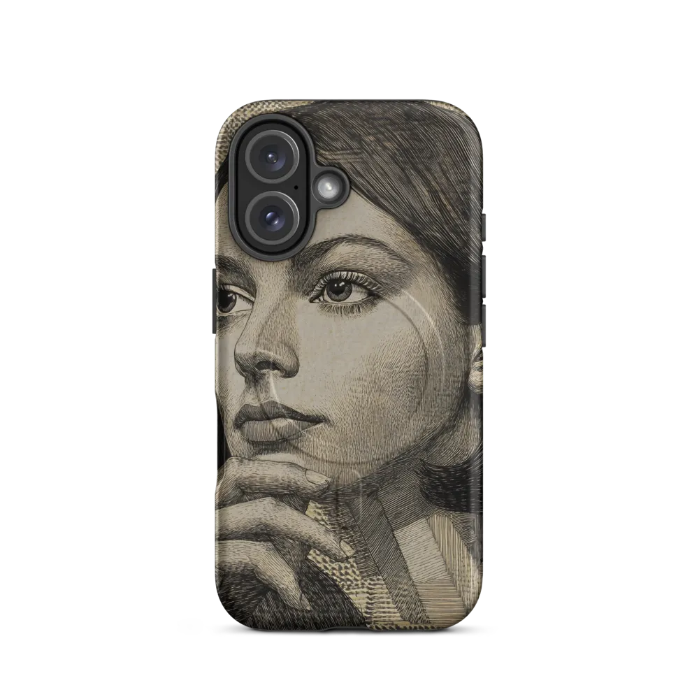 Contemplative Reflection | Phone Case |  16 | MagSafe® Tough Case | Matte