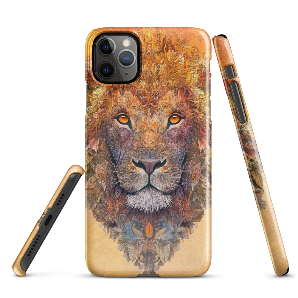 Royal Splendor: The Majestic Lion | Phone Case |  11 Pro Max | Snap Case | Glossy