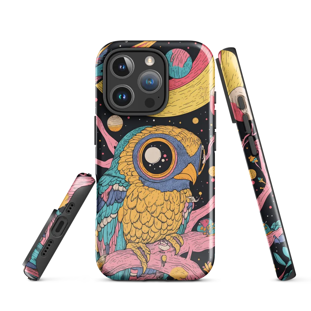 Whimsical Cosmic Owl | Phone Case |  16 Pro | Tough Case | Glossy