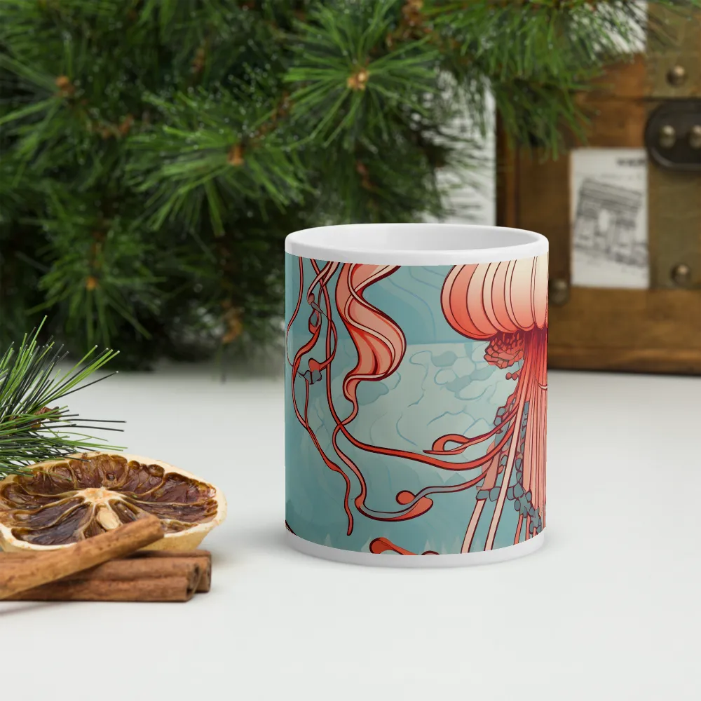 Ethereal Dance of Jellyfish | Mugs | Multiple Sizes & Colors