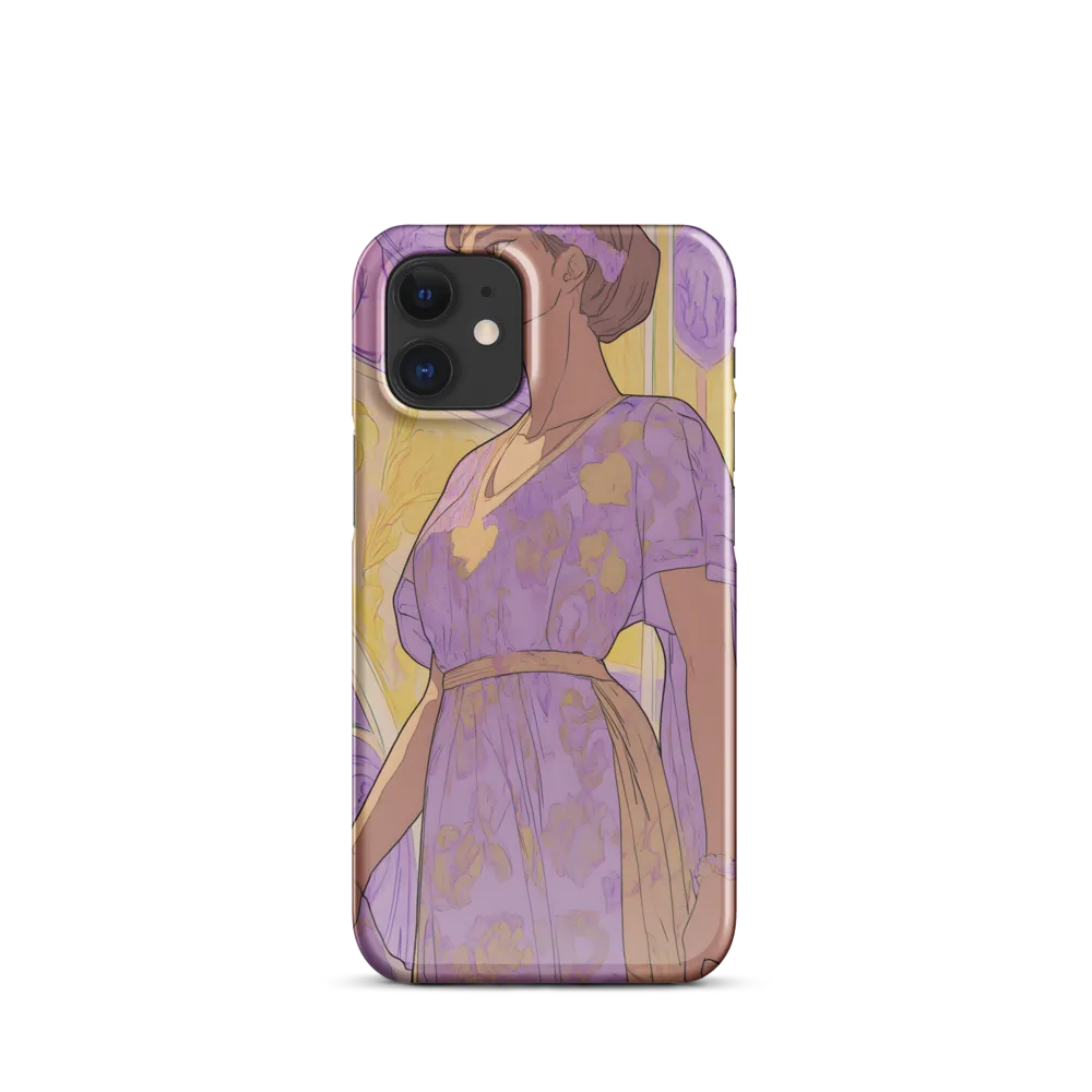 Elegance in Floral Harmony | Phone Case |  12 Mini | Snap Case | Glossy
