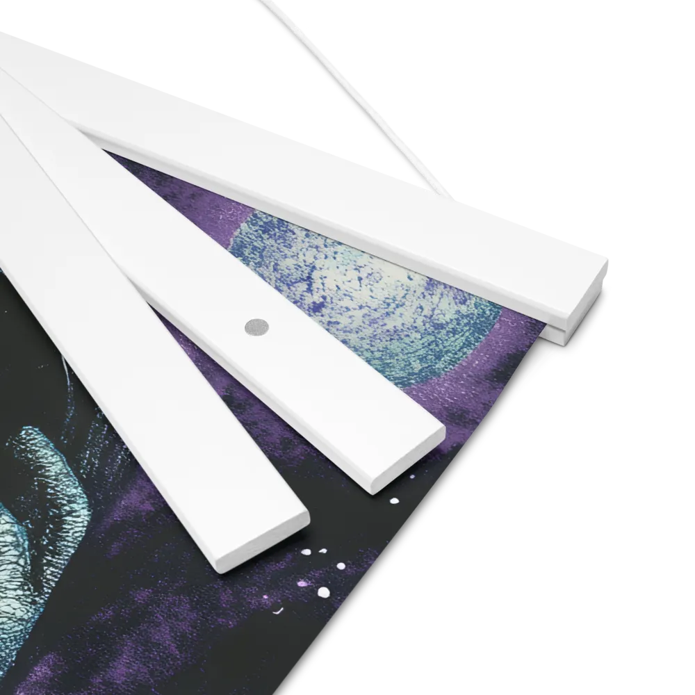 Beyond the Stars | Poster With White Wood Hanger | 12″×12″
