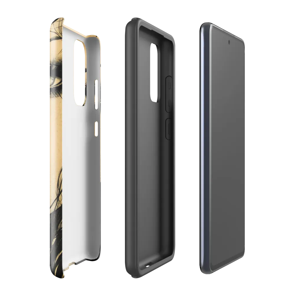 Enigmatic Gaze | Phone Case |  S20 FE | Tough Case | Glossy