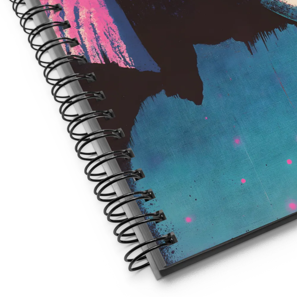 The Elephant in Neon | Spiral Notebook