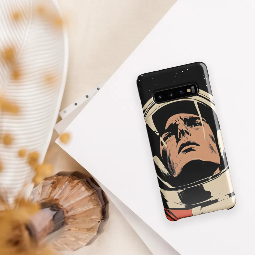 Gaze of the Astronaut | Phone Case |  S10 | Snap Case | Glossy