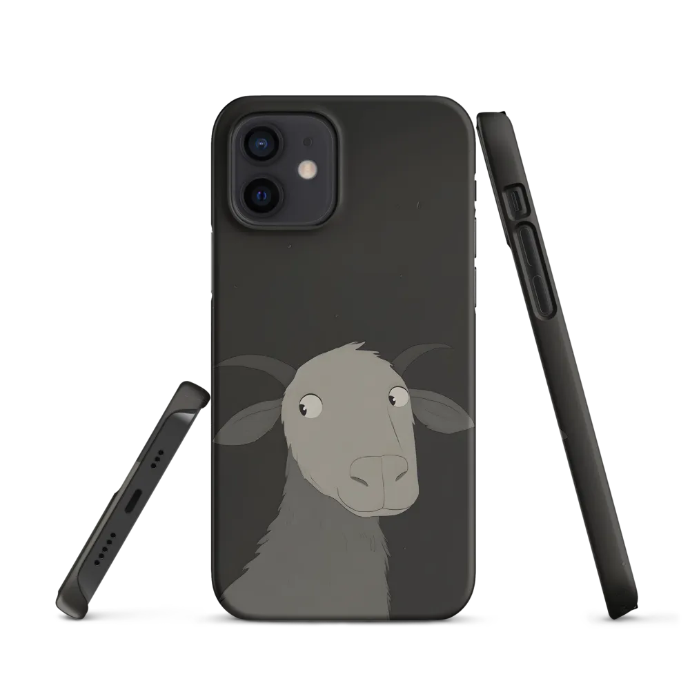 Whimsical Goat in Darkness