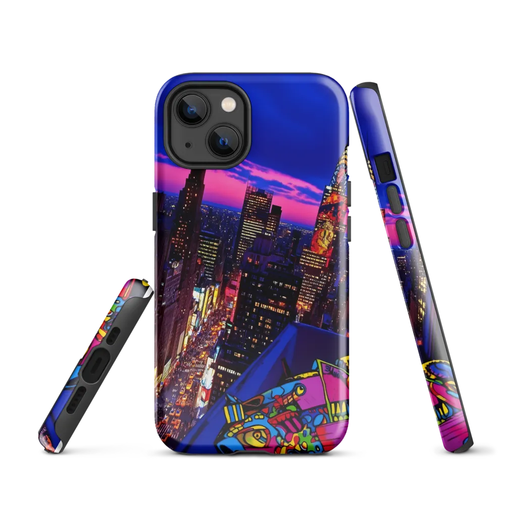 Neon Twilight: A City in Vibrance