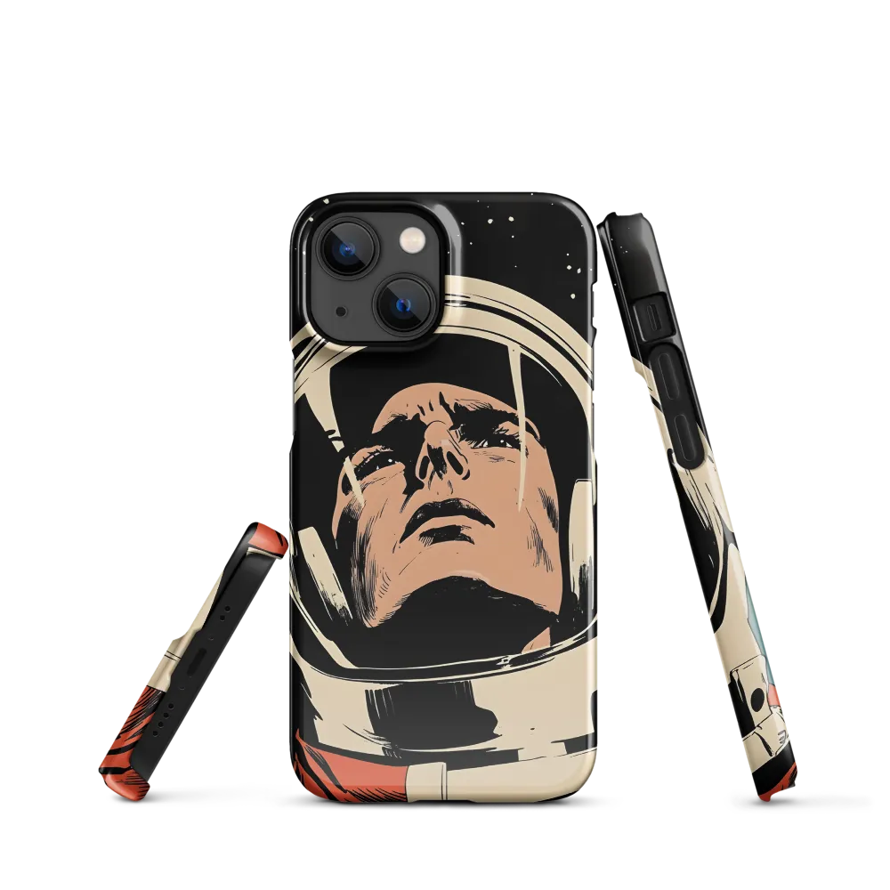 Gaze of the Astronaut | Phone Case |  13 Mini | Snap Case | Glossy