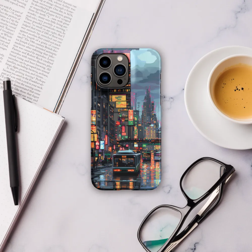 Neon Dreams: A Pixelated Urban Night