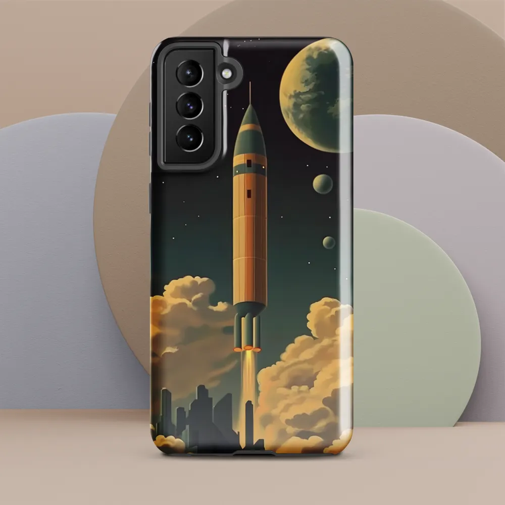 Journey Through the Cosmic Frontier | Phone Case |  S21 Plus | Tough Case | Glossy
