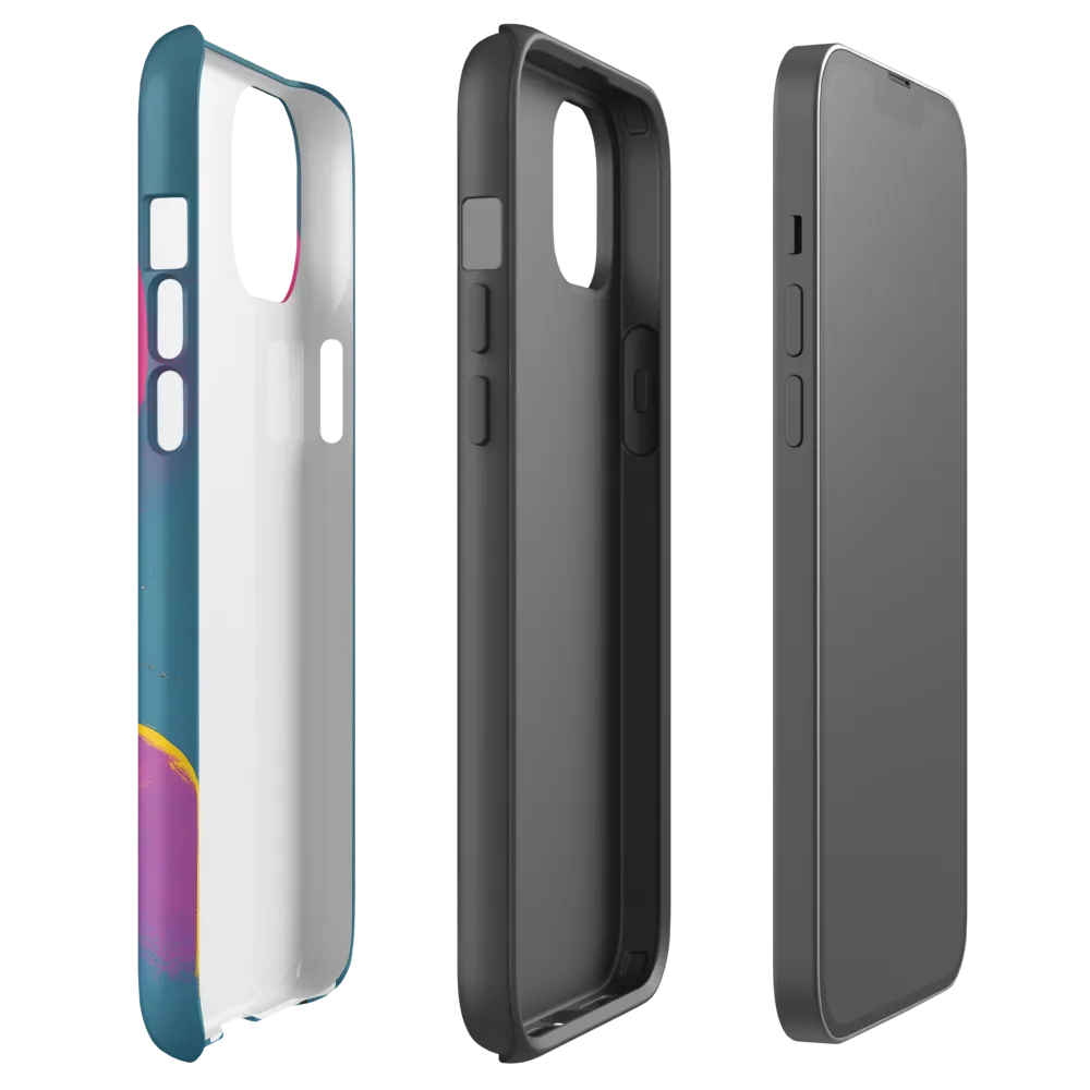 Neon Dreams: Portrait of a Modern Muse | Phone Case |  14 Plus | Tough Case | Matte