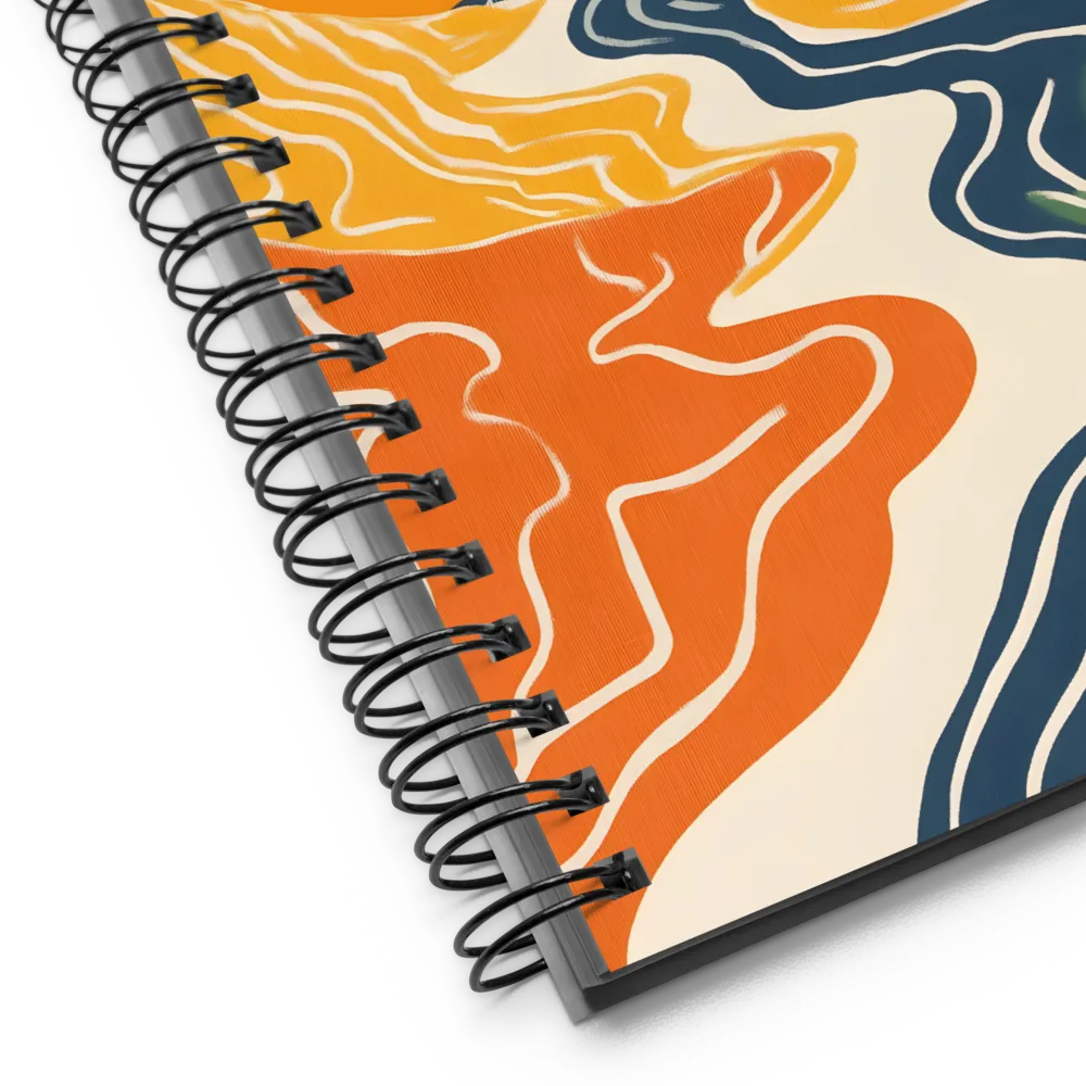 Waves of Serenity | Spiral Notebook