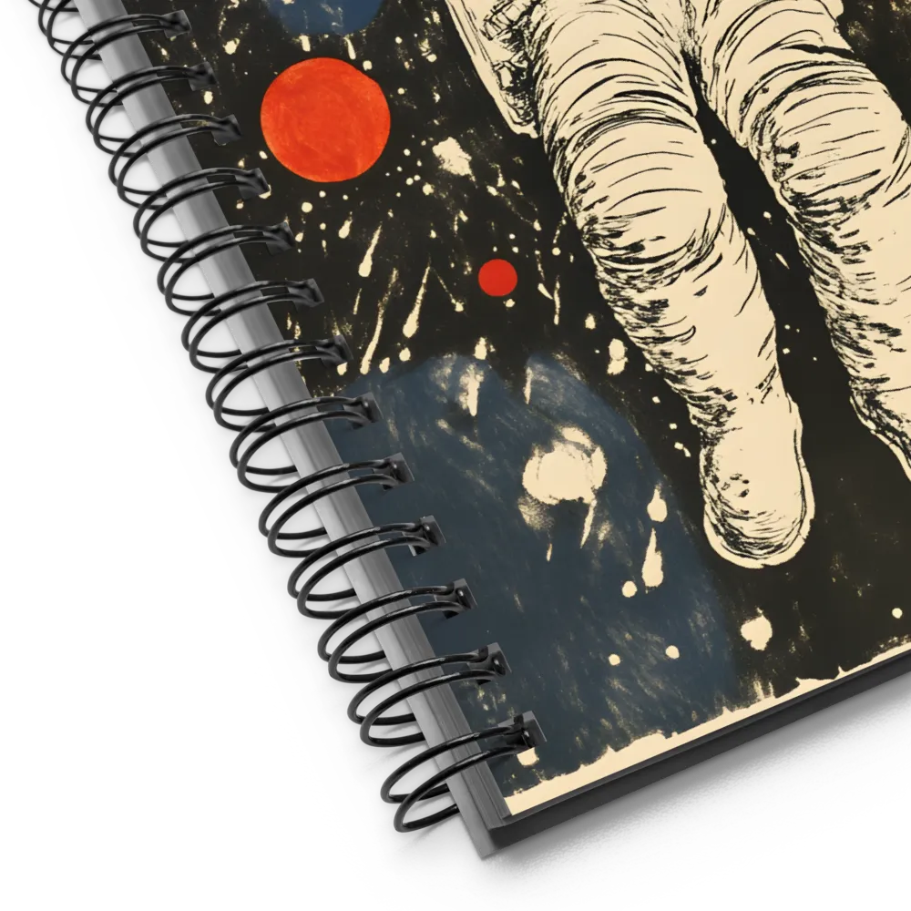 Floating in the Cosmos | Spiral Notebook