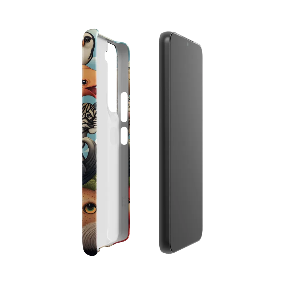 Harmonious Echoes of Wildlife | Phone Case |  S22 | Snap Case | Matte