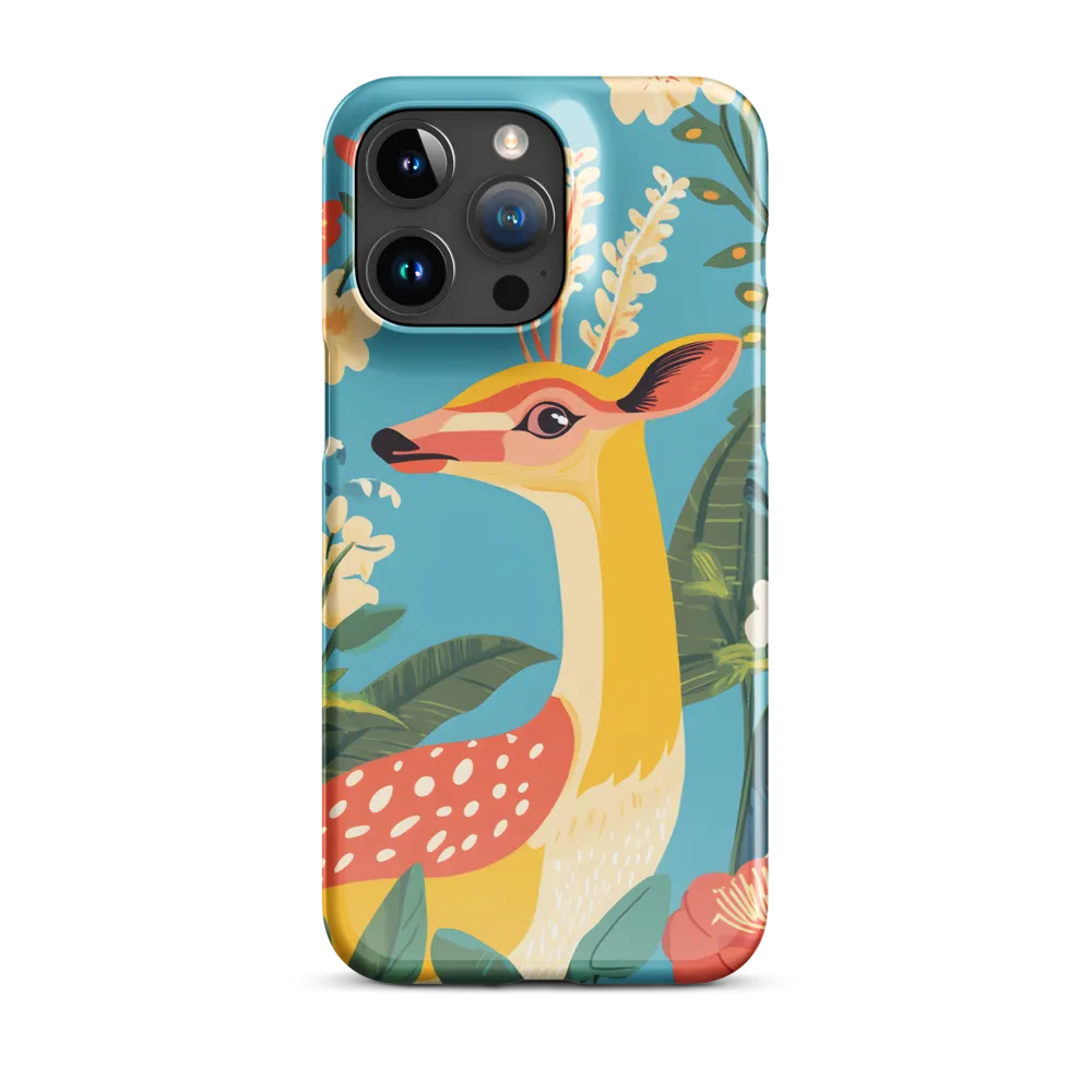 Serene Majesty: A Vibrant Deer Amidst Flora