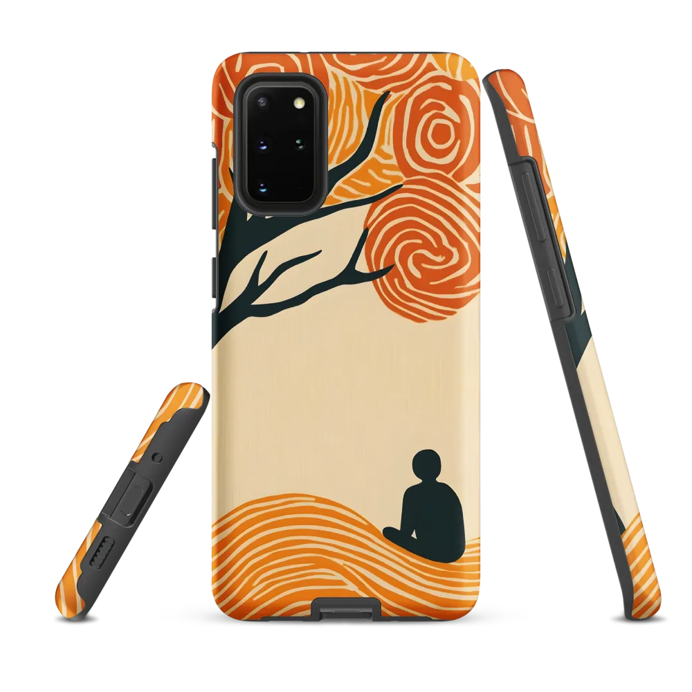 Silent Reflections under Swirling Leaves