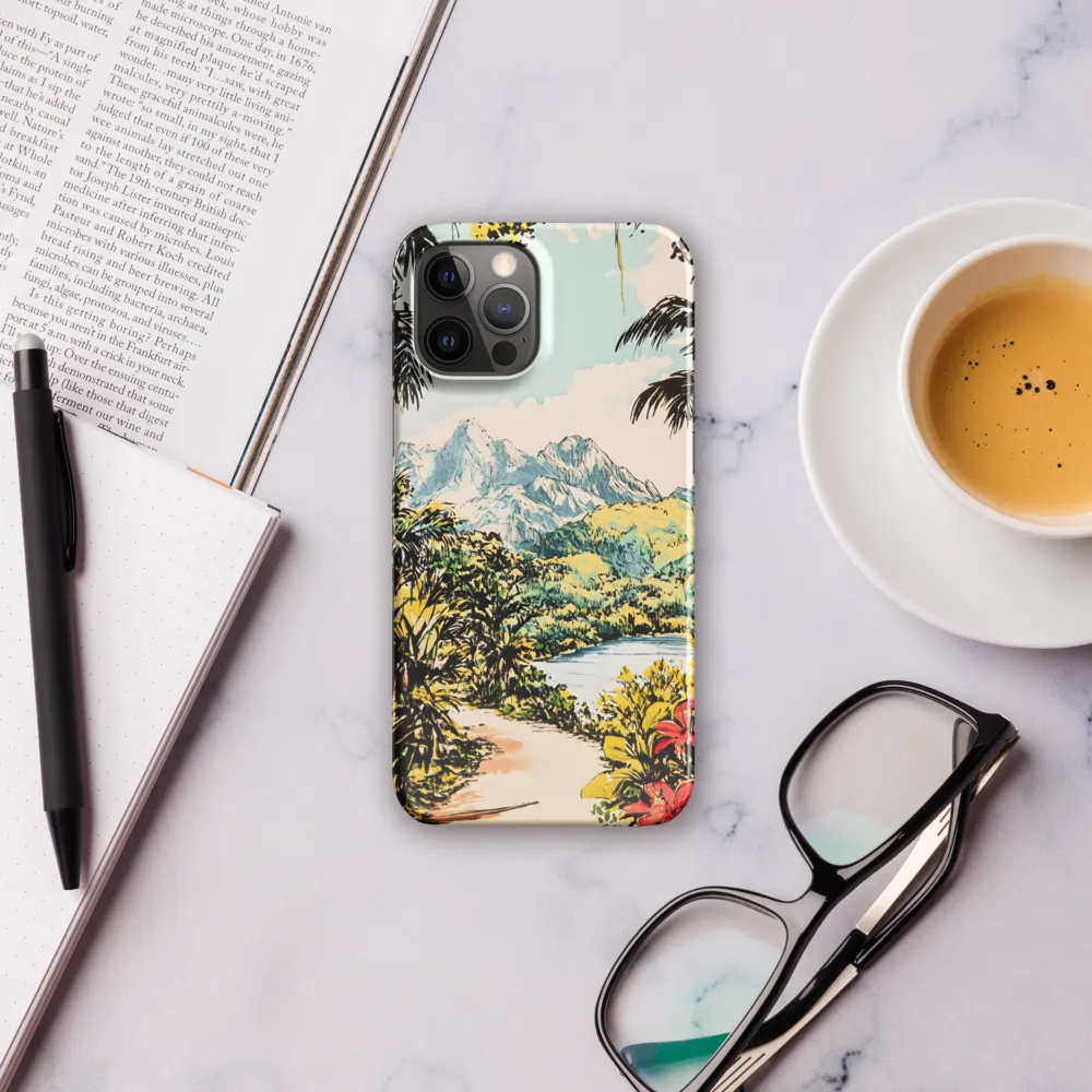 Tropical Serenity | Phone Case |  12 Pro Max | Snap Case | Glossy