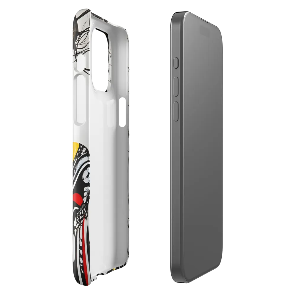 Whispers of the Abstract | Phone Case |  15 Pro Max | Snap Case | Glossy