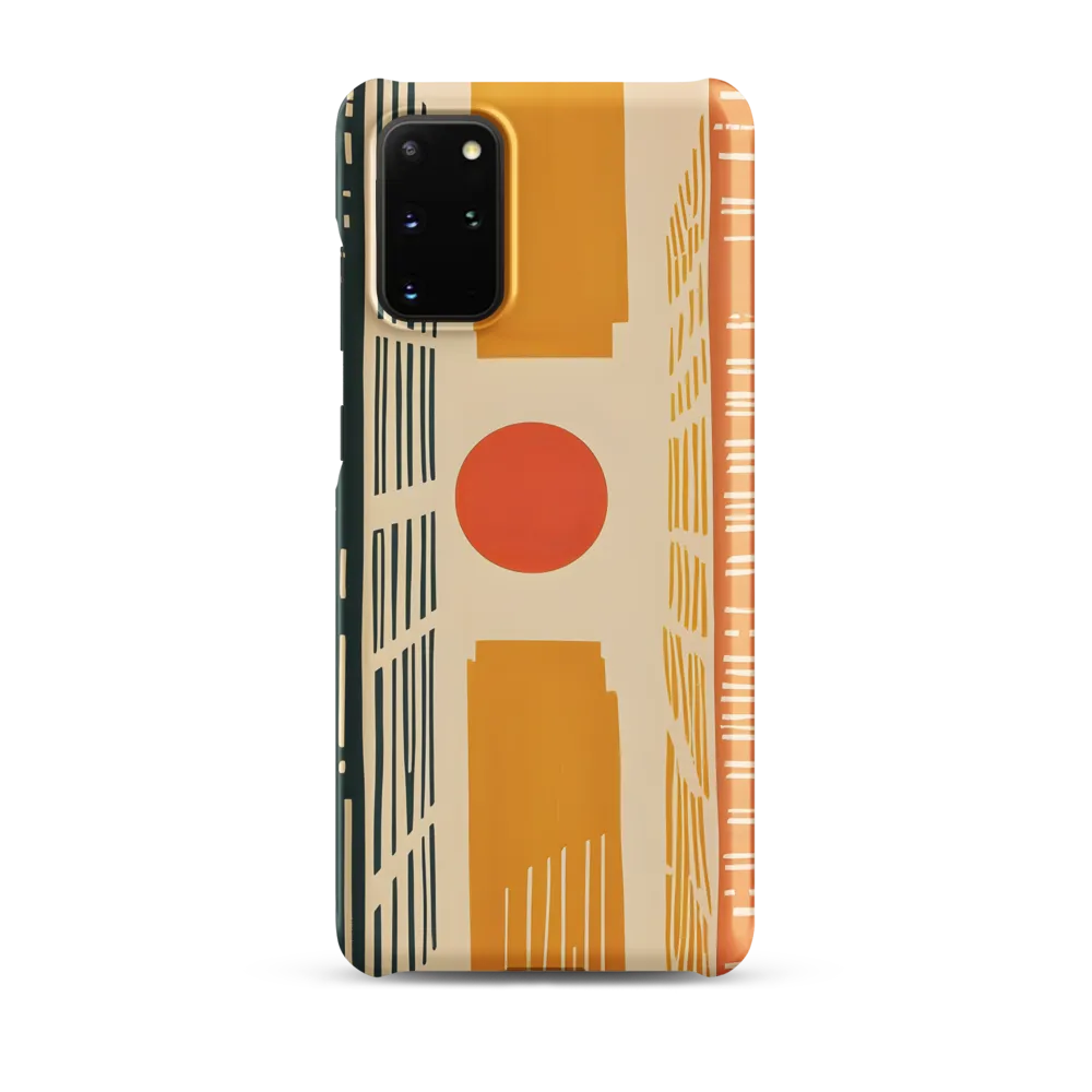 Urban Harmony: A Geometric Sunrise