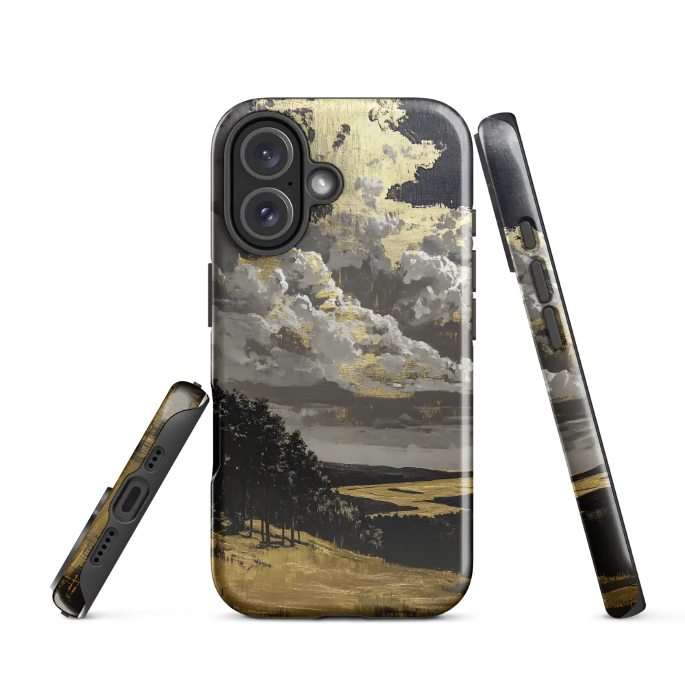 Golden Serenity in a Dramatic Sky | Phone Case |  16 | Tough Case | Glossy