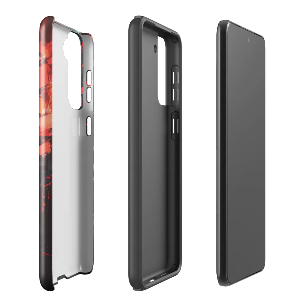 Fragmented Mind: The Silent Struggle | Phone Case |  S21 Plus | Tough Case | Glossy